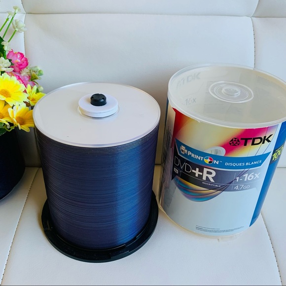 95pcs TDK Print On White Discs DVD+R 1-16X 4.7 GB - Picture 3 of 3